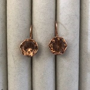 Rose gold earrings